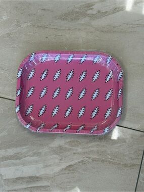 Blazy Susan x Grateful Dead Tray - Pink Bolts